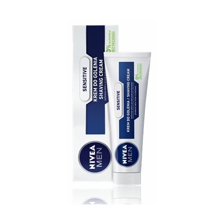 NIVEA MEN Sensitive KREM DO GOLENIA // Ochrona skory przed podraznieniami // 0% alkoholu, bez pieczenia.