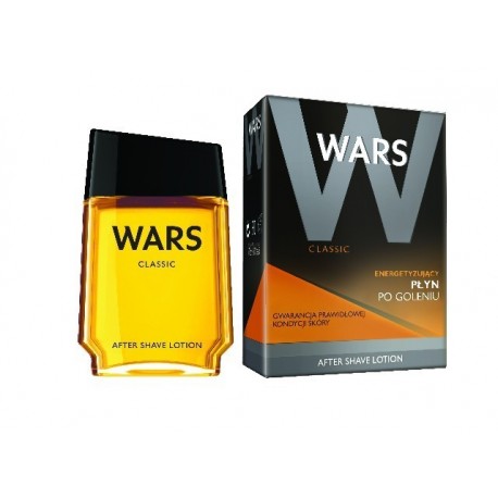 WARS CLASSIC Plyn po goleniu //  dyskretny, cedrowo-sandałowy zapach // 90 ml