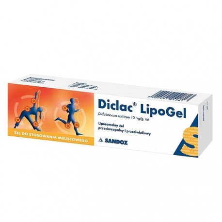 DICLAC LIPOGEL 50g // Liposomalny zel przeciwzapalny, przeciwbolowy i przeciwobrzekowy // Zel do stosowania miejscowego