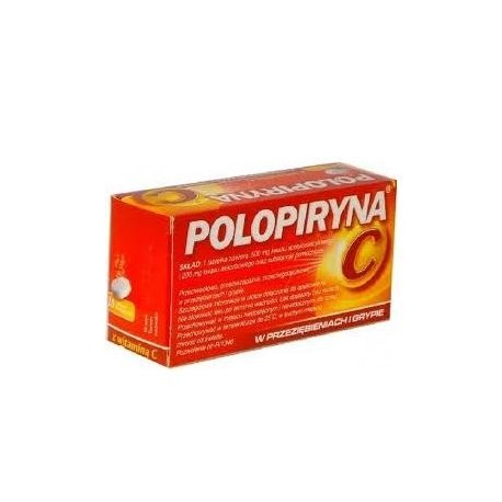POLOPIRYNA C 10 tab musujacych z witamina C