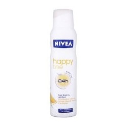 NIVEA anti-transpirant for women HAPPY TIME // with bamboo extract and Orange scent  // shower freshness // 24h