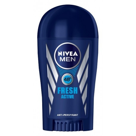 NIVEA  MEN  anti-perspirant w sztyfcie // FRESH ACTIVE 48h // Dlugotrwale uczucie swiezosci // Morskie mineraly