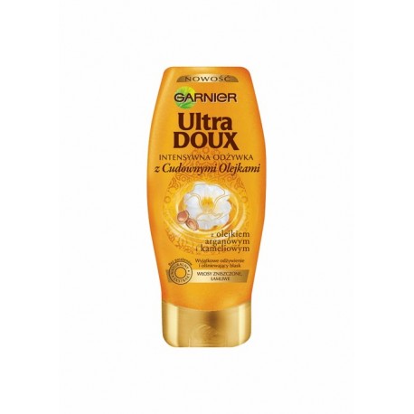 GARNIER Ultra Doux // Intensywna ODZYWKA z Cudownymi Olejkami // z olejkiem arganowym i kameliowym