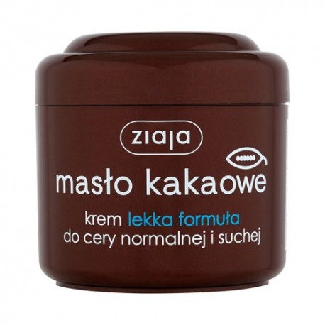 ZIAJA MASLO KAKAOWE Krem lekka formula/ Do cery normalnej i suchej // 200ml