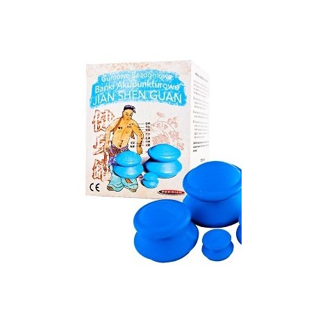 GUMOWE BANKI AKUPUNKTUROWE bezogniowe // 4szt