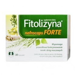 Fitolizyna nefrocaps FORTE // Wspomaga prawidlowe funkcjonowanie nerek i drog moczowych // 30 kapsulek
