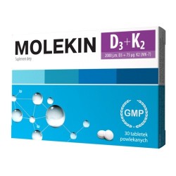 MOLEKIN D3+K2 // 30 tabletek powlekanych