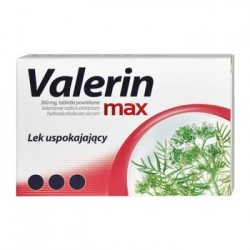 VALERIN MAX // Lek uspokajajacy // 10 tabletek powlekanych
