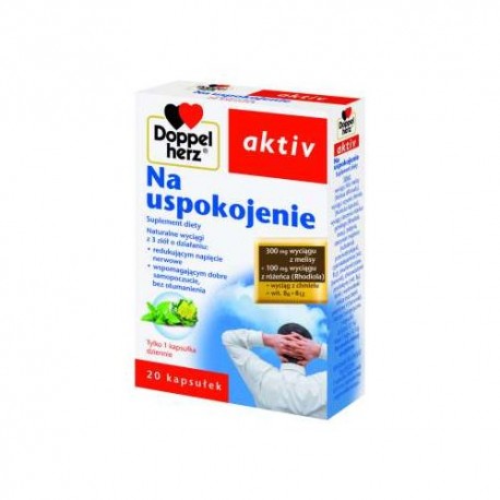 DOPPELHERZ AKTIV NA USPOKOJENIE // Wspomagaja dobre samopoczucie,redukuje napiecie nerwowe,bez otumanienia i sennosci