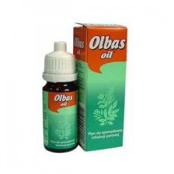 Olbas Oil 10ml / Plyn do sporzadzania inhalacji parowej / Zawiera olejki eteryczne / Na katar,pomocniczo w chorobach zatok