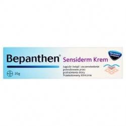 BEPANTHEN /Sensiderm Krem/ Lagodzi swiad i zaczerwienienie powodowane przez podraznienia skory / Nie zawiera kortyzonu