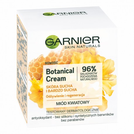 Garnier Botanical Cream // Krem do skory suchej i bardzo suchej // Odzywienie i regeneracja // miod kwiatowy
