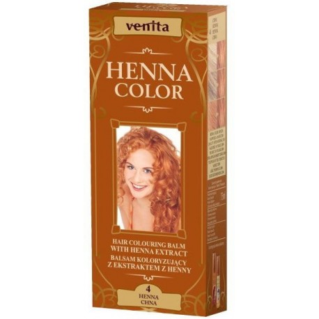 VENITA HENNA COLOR Ziolowy balsam koloryzujacy CHNA 4