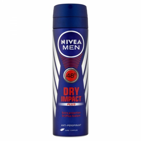 NIVEA MEN anti-perspirant DRY IMPACT plus // Extra protection, DryPlus System // Care Complex // 48h