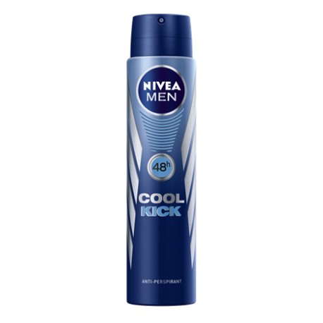 NIVEA MEN anti-perspirant COOL KICK // Chlodzaca swiezosc, formula chlodzaco-pielegnujaca // Care Complex // 48h
