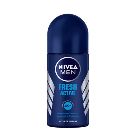 NIVEA MEN roll-on anti-perspirant // FRESH ACTIVE // Dlugotrwale uczucie swiezosci  48h