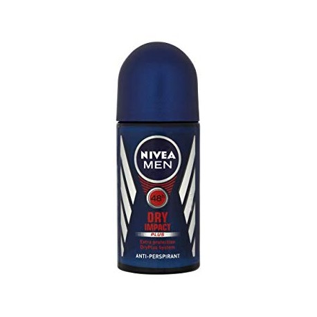 Nivea Men DRY IMPACT PLUS 48h // anti-perpirant roll-on // Ekstremalna ochrona