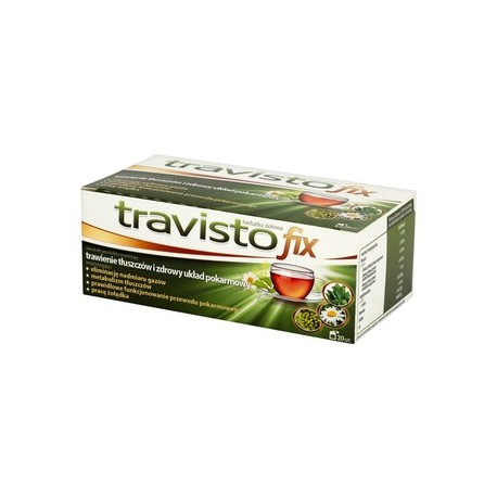 TRAVISTO FIX herbata // wspiera trawienie tluszczow i zdrowy uklad pokarmowy