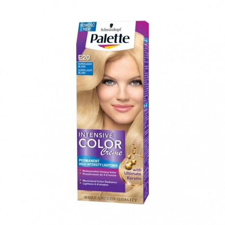 PALETTE INTENSIVE COLOR CREAM 0-00 Super Jasny Blond // Wyjatkowo dlugotrwaly kolor blond i polysk