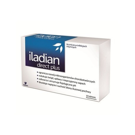 ILADIAN direct plus 10 tabletek dopochwowych