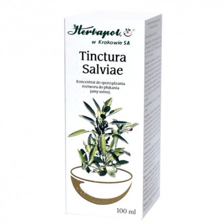 Tinctura Salviae SZALWIA // Koncentrat do sporzadzania roztworu do plukania jamy ustnej // 100 ml