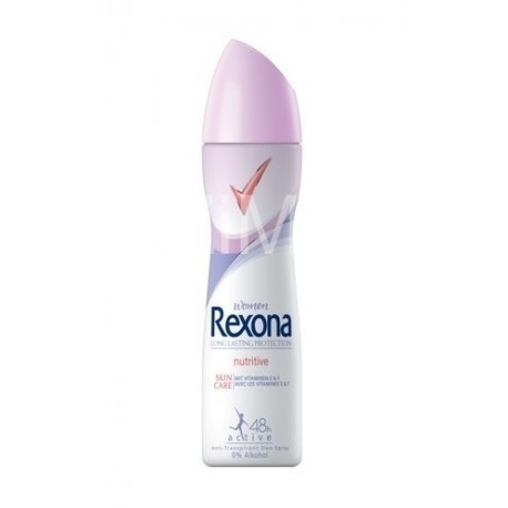 REXONA Women Long lasting protection NUTRITIVE // Skin care  with vit. E & F // 48h active, 0%alcohol