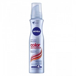Nivea Styling Mousse COLOR Care&Protect // extra strong 4 // Color protection & 24h flexible hold