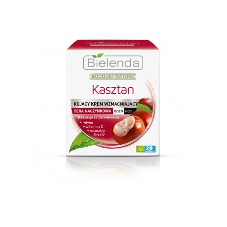 Bielenda KASZTAN Kojacy krem wzmacniajacy CERA NACZYNKOWA