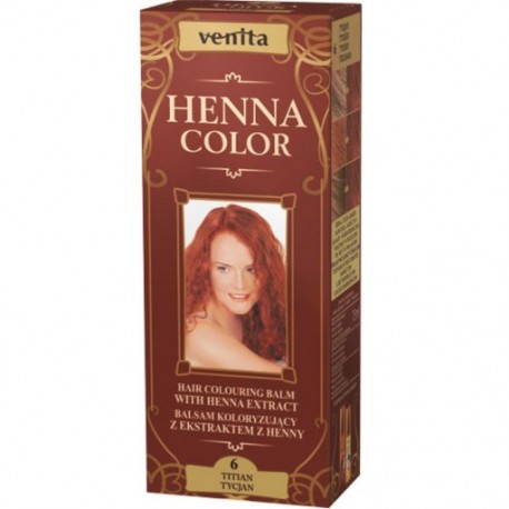 VENITA HENNA COLOR// Ziolowy balsam koloryzujacy// TYCJAN 6