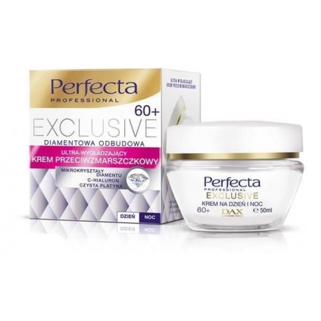 Perfecta EXCLUSIVE 60+ Diamentowa Odbudowa // Ultra-Wygladzajacy Krem Przeciwzmarszczkowy // dzien i noc