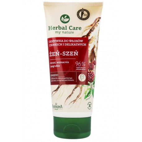 Farmona Herbal Care // Odzywka do Wlosow ZEN-SZEN / Wlosy cienkie i delikatne / Produkt naturalny