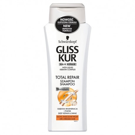 GLISS KUR TOTAL REPAIR Szampon regeneracyjny do wlosow suchych i zniszczony