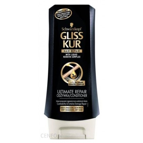 Gliss Kur Ultimate Repair// Odzywka// Wlosy Bardzo Zniszczone, Suche// Regeneracja Mocno Uszkodzonych Wlosow