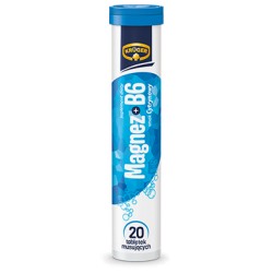 KRUGER MAGNEZ + B6 // Tabletki musujace o smaku cytryny // 20tab