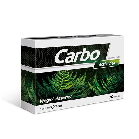 Carbo Activ Vita Wegiel aktywny 20 kapsulek (150 mg)