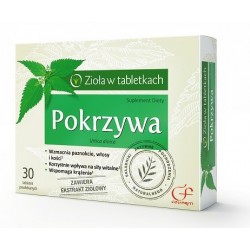 POKRZYWA  Ziola w tabletkach // Wzmacnia paznokcie, wlosy i kosci, korzystnie wplywa na sily witalne, wspomaga krazenie