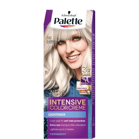 PALETTE INTENSIVE COLOR C9 Srebrzysty blond // Maksymalnie lsniacy kolor,rozjasniacz do 2 tonow