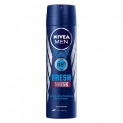 NIVEA MEN antiperspirant FRESH MUSK // Long Lasting Freshness African Musk // 48h