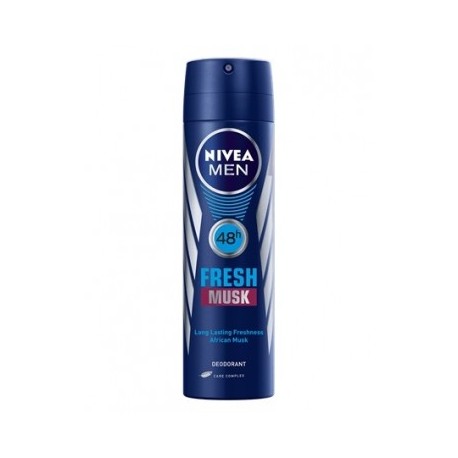 NIVEA MEN antiperspirant FRESH MUSK // Long Lasting Freshness African Musk // 48h