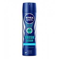 NIVEA MEN anti-perspirant FRESH OCEAN // Longlasting Freshness Aqua Fresh Scent // 48h