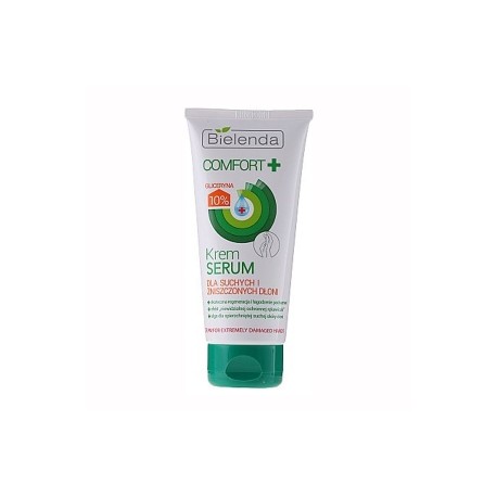 Bielenda Comfort+ // KREM SERUM Dla Suchych i Zniszczonych Dloni // gliceryna 10%