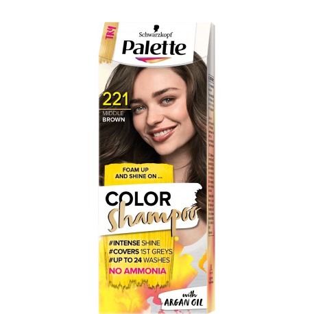PALETTE COLOR SHAMPOO 221 Sredni Braz