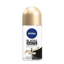 NIVEA roll-on for women BLACK & WHITE INVISIBLE SILKY SMOOTH ANTYPERSPIRANT