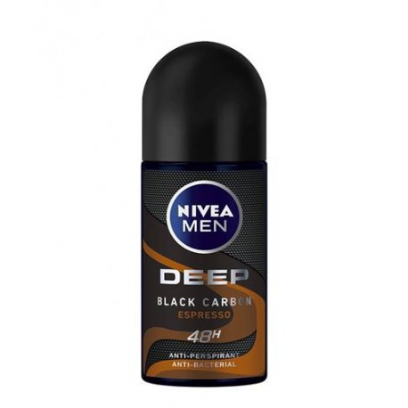 NIVEA MEN anti-perspirant roll-on DEEP ESPRESSO , anti-bacterial