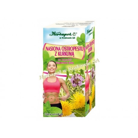 Nasiona Ostropestu z Kurkuma // Suplement Diety // 30 kaps.