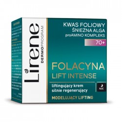 Lirene FOLACYNA LIFT INTENSE 70+ // Liftingujacy Krem Silnie Regenerujacy // na noc // kwas foliowy, alga, proamino kompleks