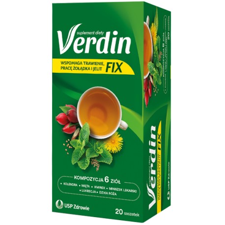 VERDIN FIX HERBATA // Kompleksowa pomoc dla ukladu trawiennego