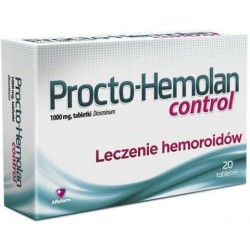 Procto-Hemolan CONTROL // 20 tabletek // 1000mg