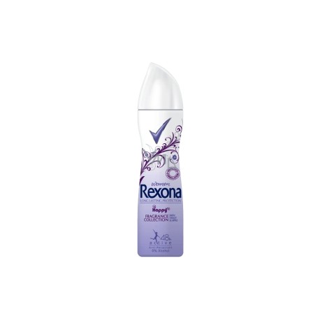REXONA Women Long Lasting Protection / HAPPY Fragrance collection  with Violet & Apple / Anti-perspirant 48h active, 0% alcohol