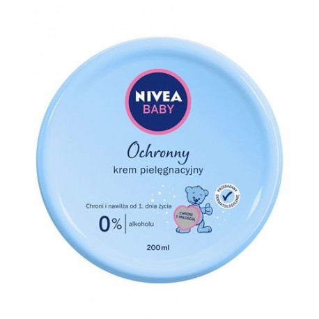 NIVEA BABY Delikatny krem pielegnacyjny // Hipoalergiczny // Nawilza i pielegnuje skore twarzy i ciala
